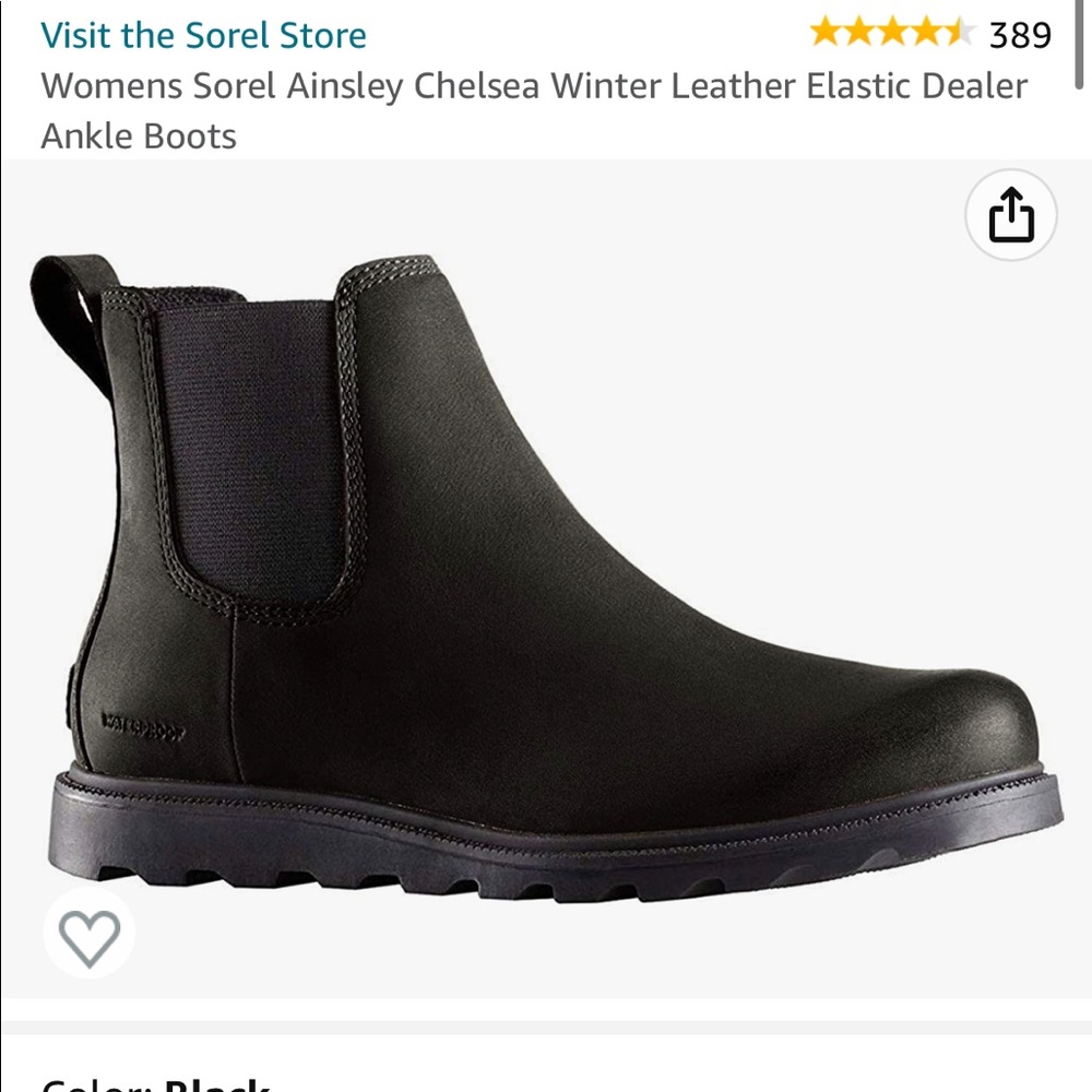 Sorel Womens Ainsley size 9